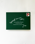 Green Envelopes, White Address Printing
