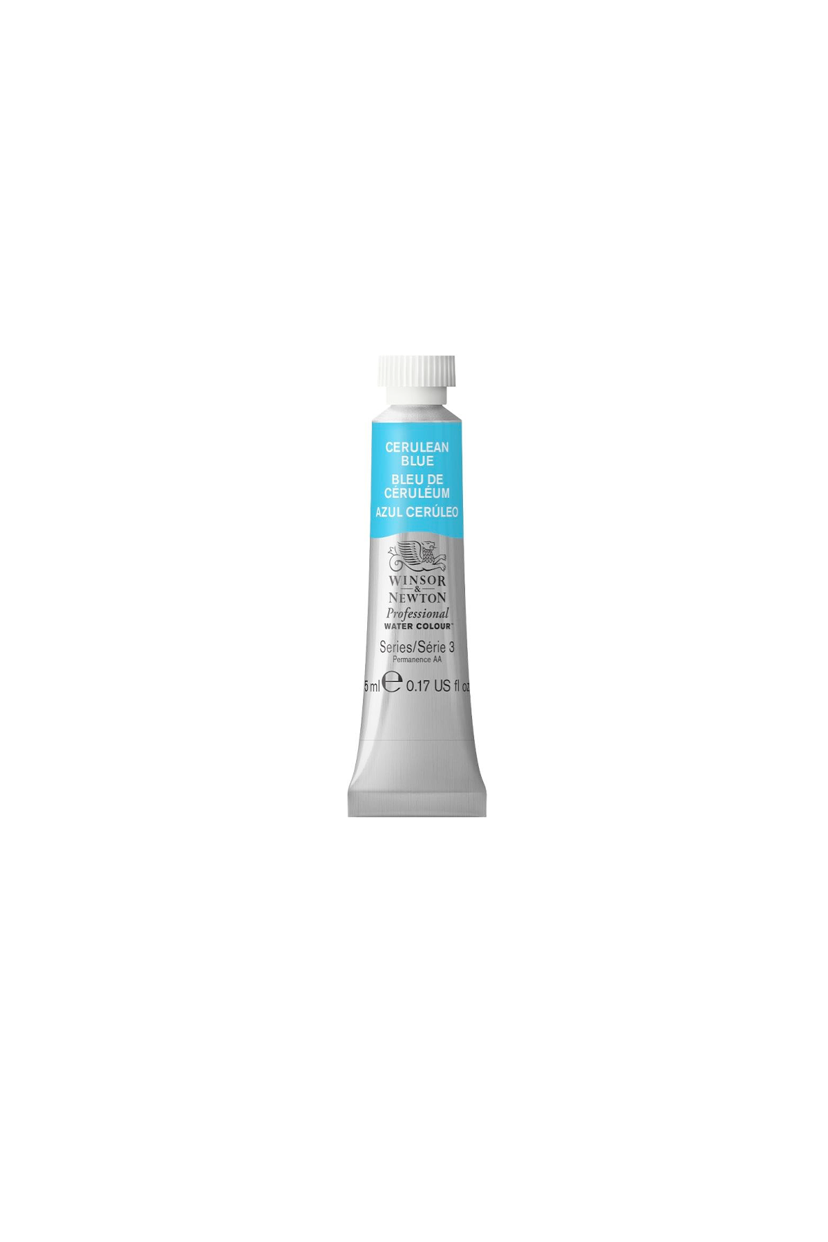 Winsor & Newton Professional Watercolour Paint, 0.17-oz Tube, Cerulean Blue