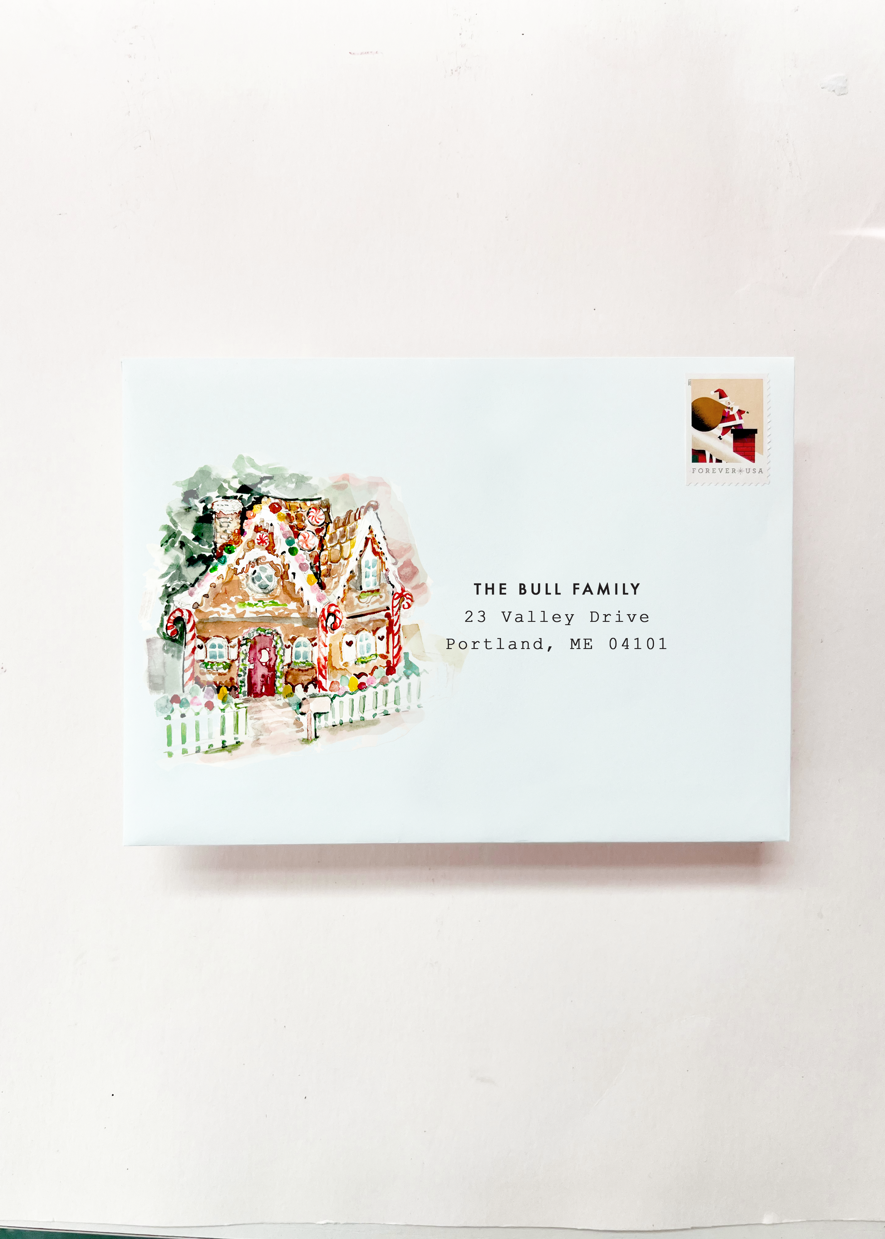 Gingerbread House Address Printing