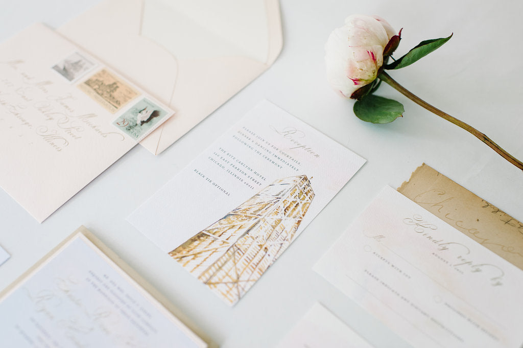 Chicago No. 1 | Blush + Gold