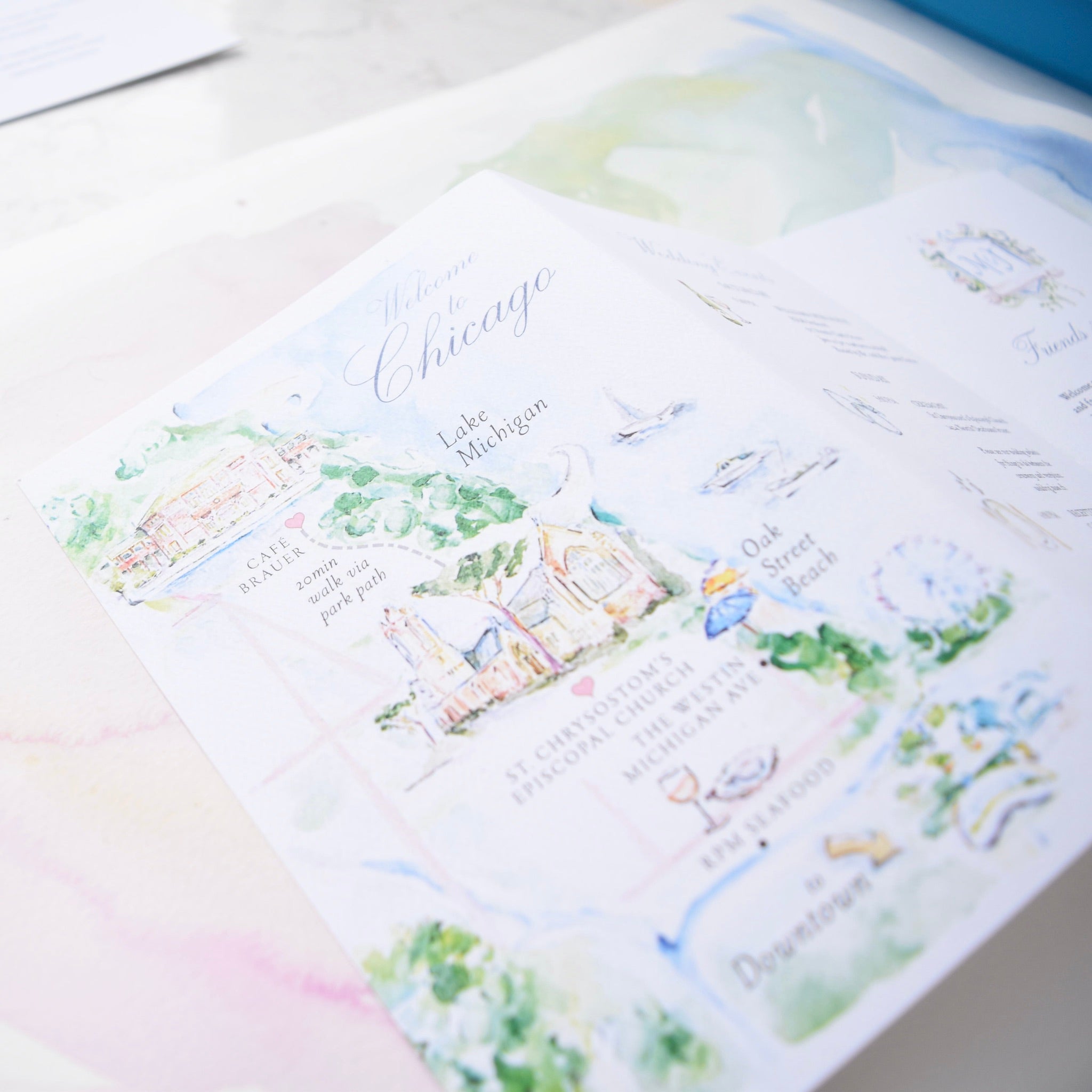 Itinerary · Chicago Trifold