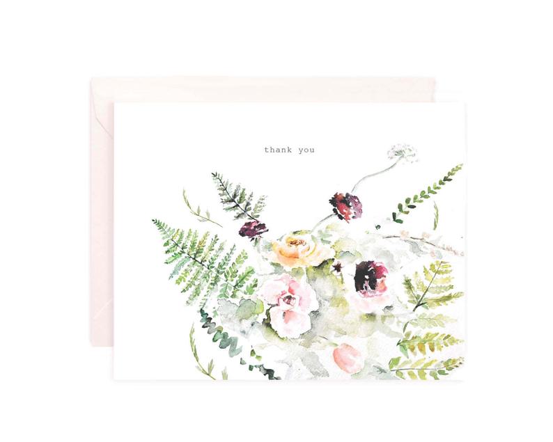 Thank Yous · Ferns + Florals