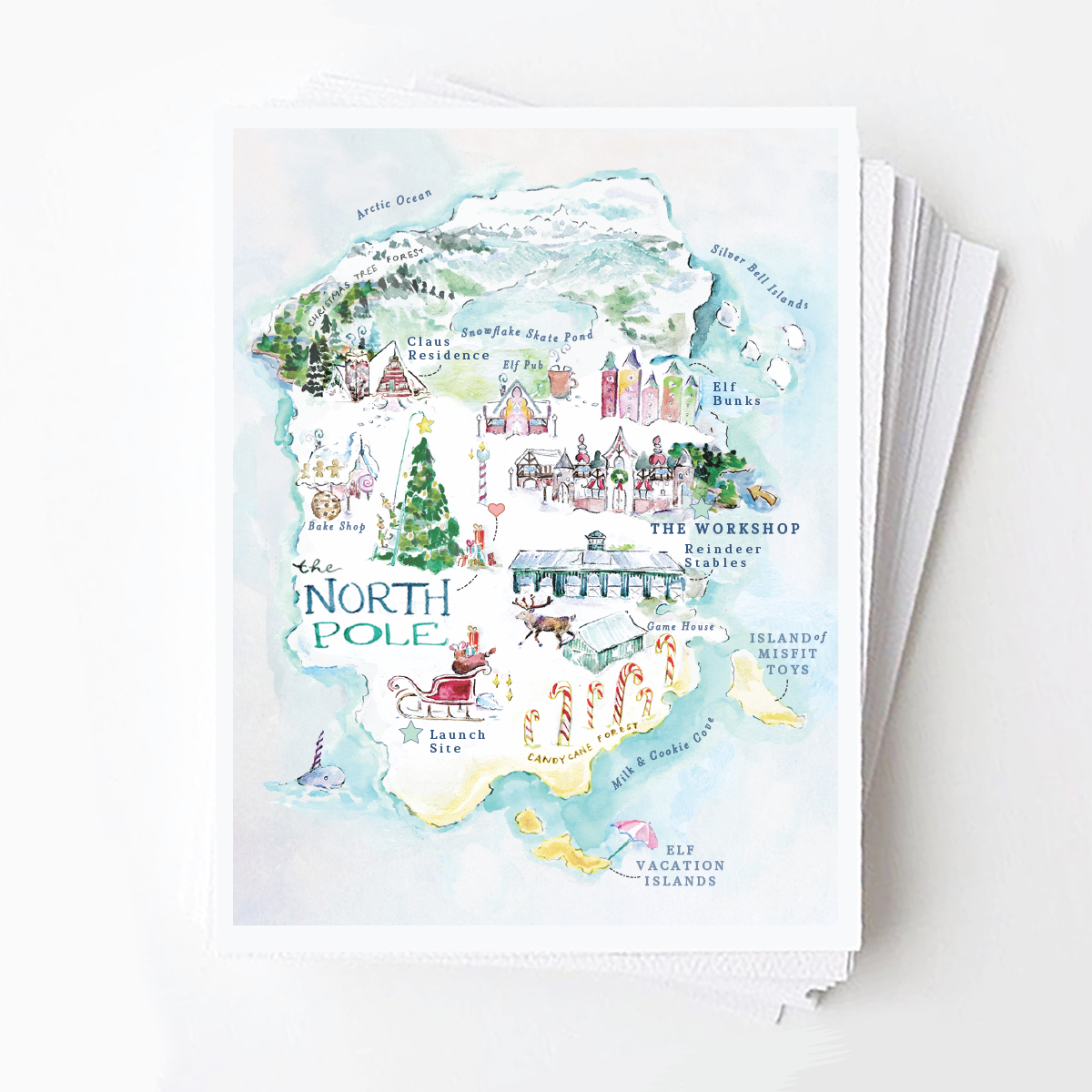 Notecards · North Pole